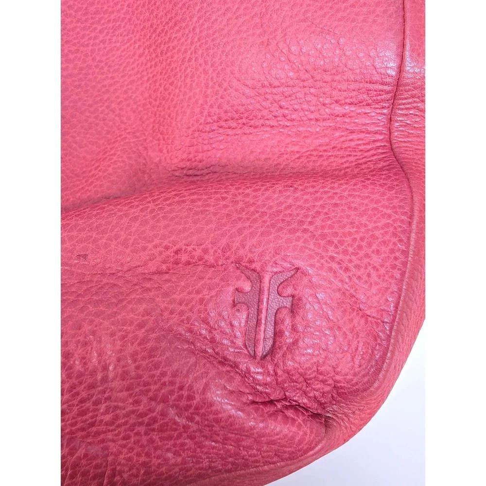 Frye Nora Knotted Hobo Bag Burgundy Leather Shoulder Bag DB1108 NEW